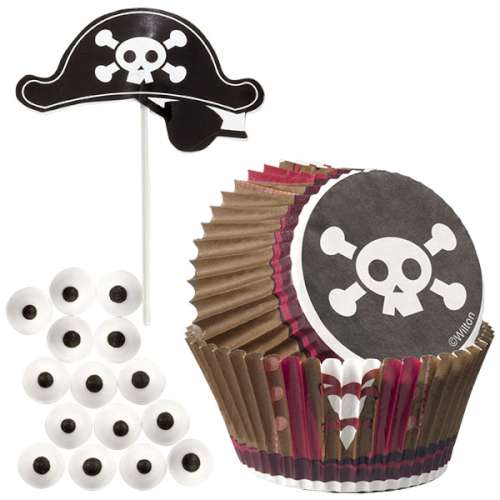 Pirate Cupcake Decorating Kit - Click Image to Close